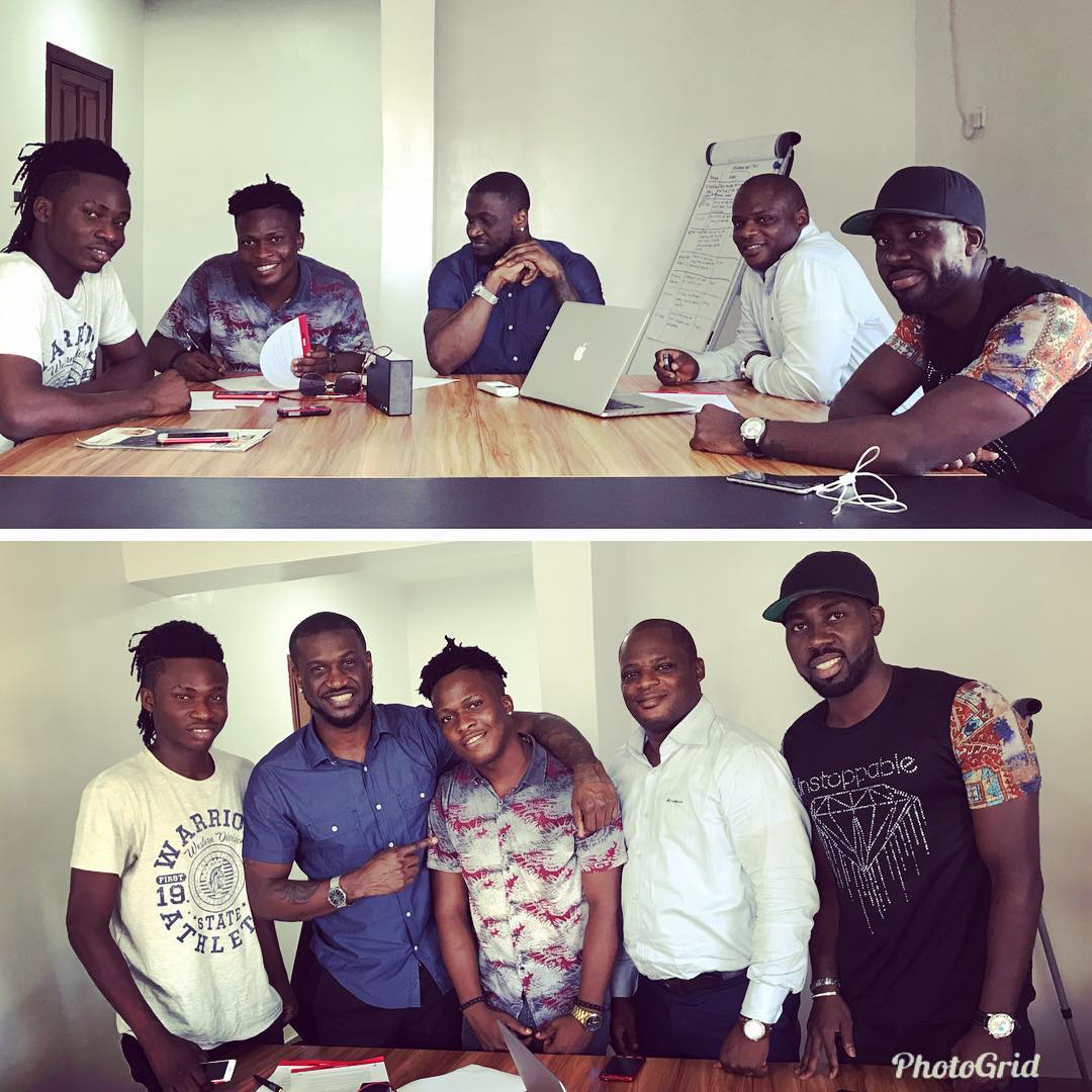 Peter Okoye Is Way Up As He Signs First Artist To His Record Label ‘P Classic’