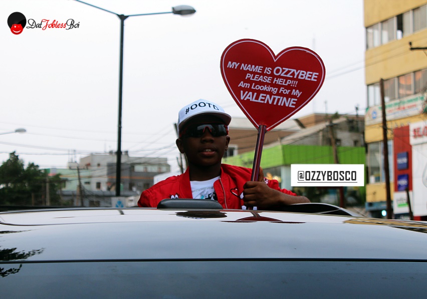 Ozzy Bosco took to the streets of Lagos to find his Valentine & also to give back to the society.