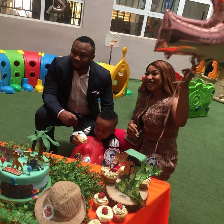 Tonto Dikeh And Ex-Husband Olakunle Churchill Bury The Hatchet To Celebrate Son’s Birthday