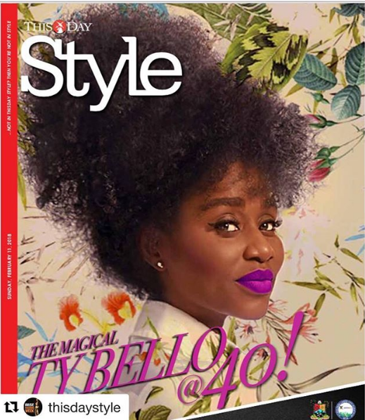 TY Bello Looks Exquisite On The Cover Of This Day Magazine