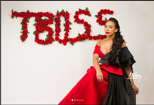 Exquisite Photos Of TBoss In Red As She Turns A Year Older