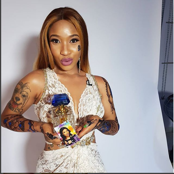 Actress, Tonto Dikeh Gets Her Own Scent And This Is What It Looks Like