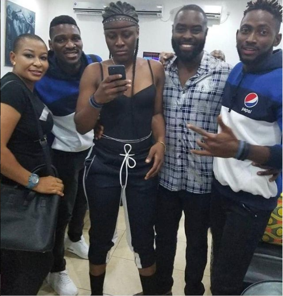 Massive Crowd Recieve BB Naija 2018 Winner Miracle And Others At Airport