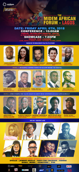 MIDEM African Forum Hits Lagos (Number One Music Conference)