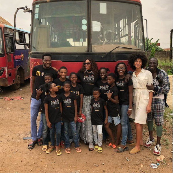 British Supermodel Naomi Campbell Spends Her Easter With Ikorudu Dance Crew