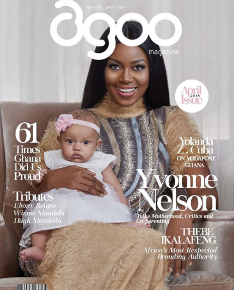 Ghanaian Nelson Yvonne Nelson And Daughter Are A Lovely Pair As They Cover Agoo Magazine’s Latest Issue