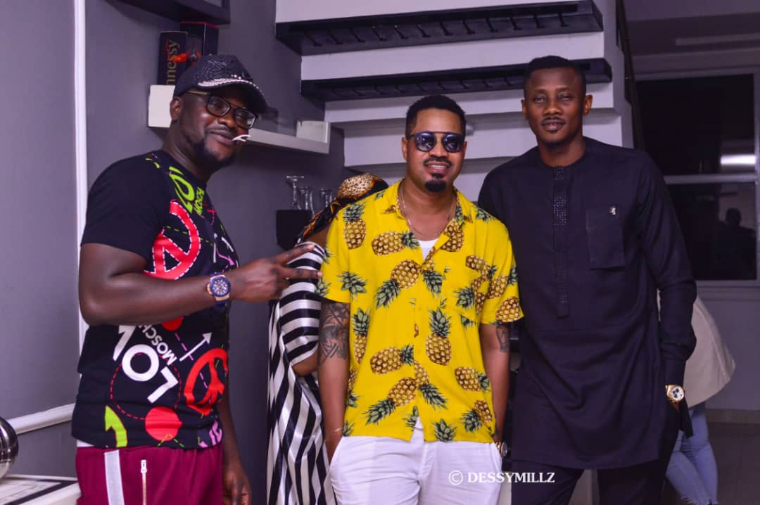 Pepenazi , Sheyman ,Sexysteel & more attends Phlex’s birthday Party.