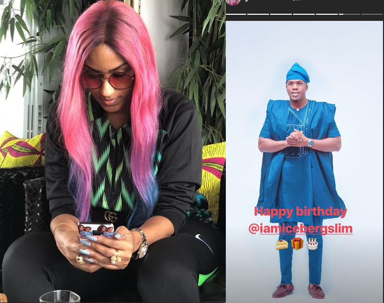 Juliet Ibrahim Celebrates Ex, Iceberg Slim As He Turns A Year Older