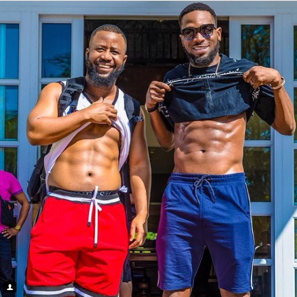 D’banj And Cassper Nyovest Show Off Their Amazing Physique