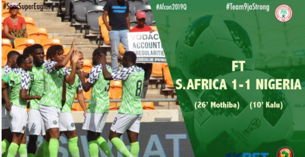 Super Eagles Qualify For AFCON 2019