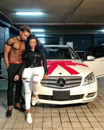 [PHOTOS] Vera Sidika Buys New Boyfriend A Car