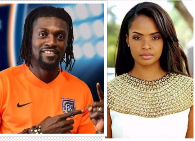 Dillish Matthews And Emmanuel Adebayor Confirm Relationship