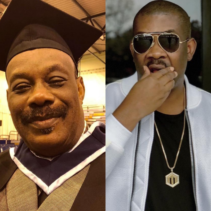 Don Jazzy Celebrates Dad As He Graduates From University