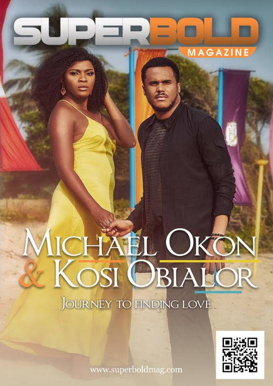 Nollywood Actor, Michael Okon and his wife to be, Kosi Obialor stun on cover of SuperBold Magazine