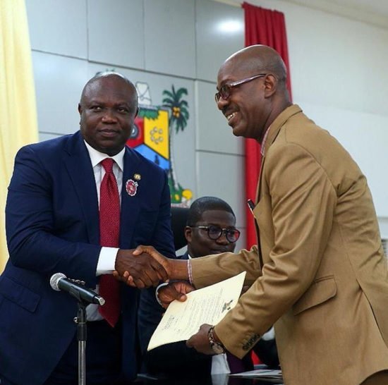 Adekunle Gold’s Dad becomes Lagos state’s permanent secretary