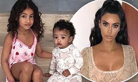 Kim Kardashian Enjoys Bonding Day With Daughters