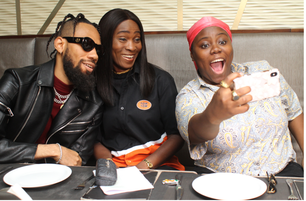 [PHOTOS] Phyno And Teni the Entertainer Bag TomTom Ambassadorship Deals