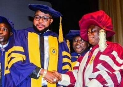 Photos: E-Money Receives Honorary Doctorate Degree From UNILAG
