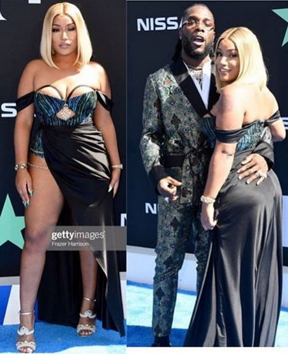 Burna Boy and Girlfriend, Stefflon Don step out in style at the 2019 BET Awards