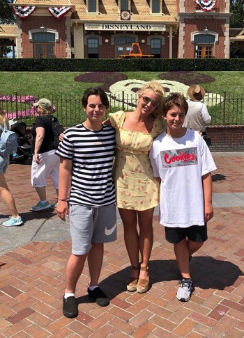 Britney Spears shares rare photo with her sons