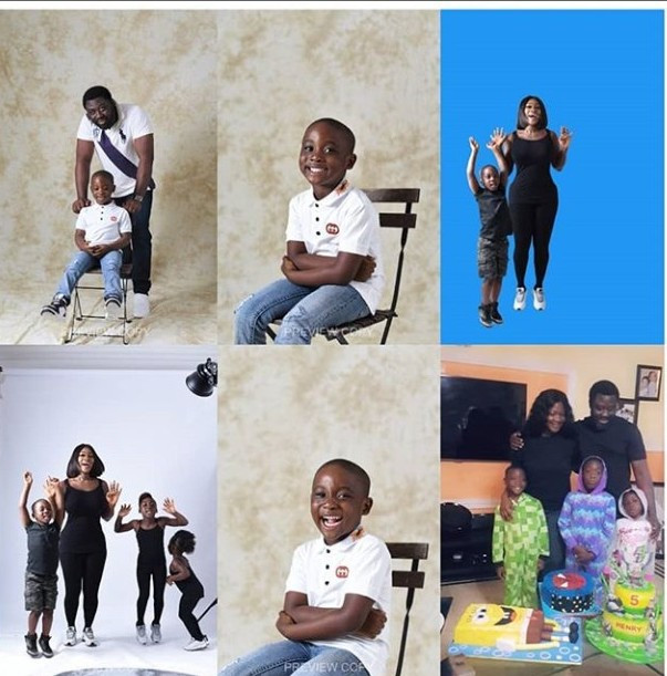 Mercy Johnson celebrates son Henry as he marks his 5th birthday