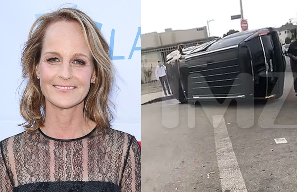 Actress Helen Hunt hospitalized after car accident
