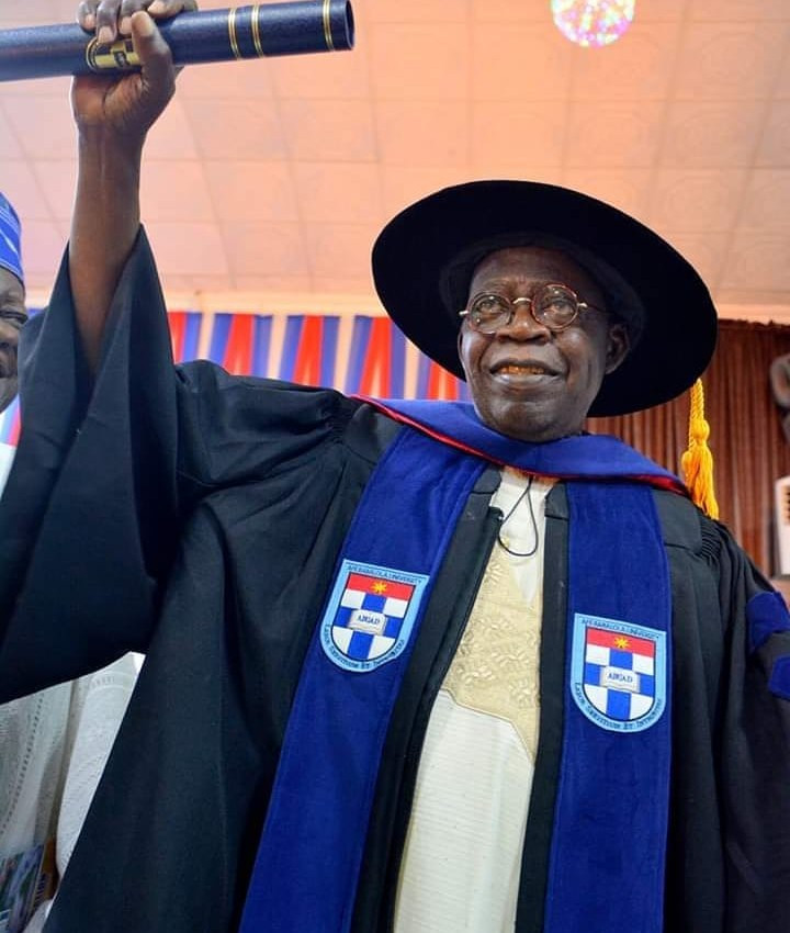 Asiwaju Bola Ahmed Tinubu, Obi of Onitsha, and Sultan of Sokoto conferred with honorary doctorate degree at Afe Babalola University