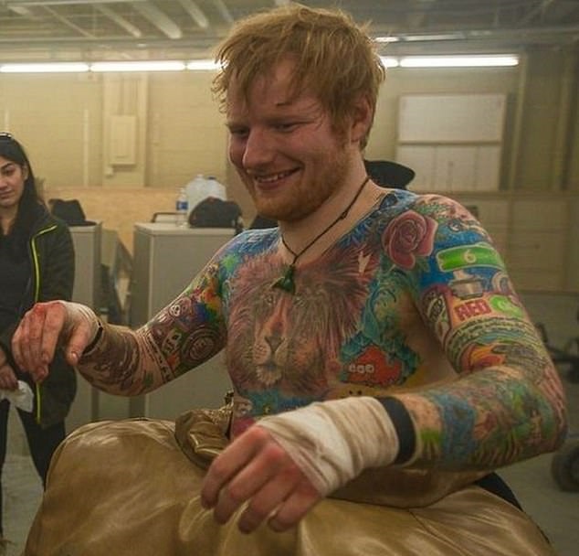 Ed Sheeran’s tattoo artist says star’s inkings are “s***” and lost him clients