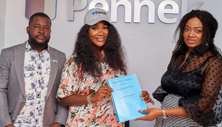 Mercy Johnson signs ambassadorial deal with Pennek