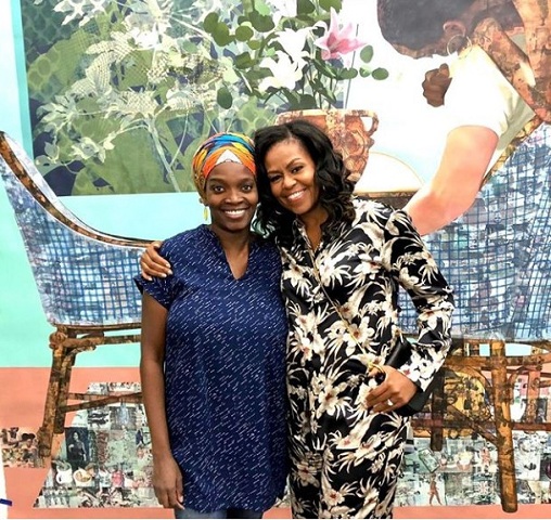 Michelle Obama visits late Dora Akunyili’s daughter