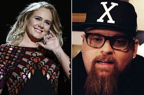 Rumour has it that Adele’s new boyfriend is US hip hop producer Jonathan Hay not Skepta