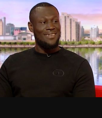 Stormzy wears slippers for BBC Breakfast interview after ‘forgetting his shoes’