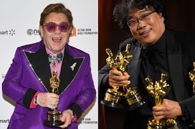 Elton John gushes over Oscar winnings and says there’s one for each of his sons