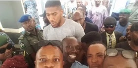 Anthony Joshua is in Nigeria again, visits Sagamu