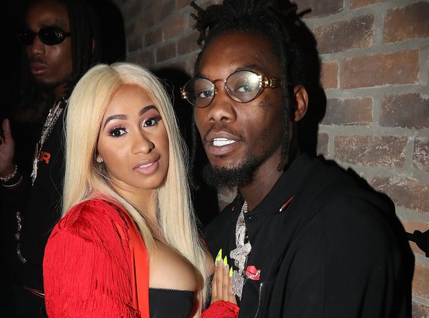 Cardi B kisses Offset as he surprises her with Rolls Royce before twerking at her 28th birthday party [video]
