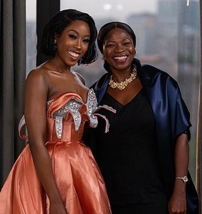 Actress Beverly Naya shows off her mother