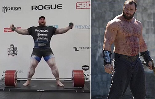 Game of Thrones actor breaks 501kg deadlift record