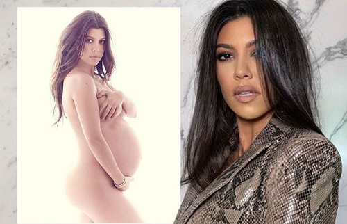 Kourtney Kardashian sends fans into meltdown with n.a.k.e.d pregnancy snap