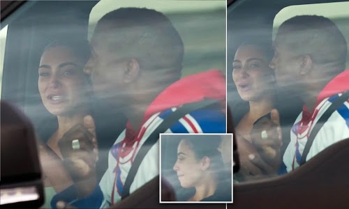 Photos: Kim Kardashian cries as she reunites with husband