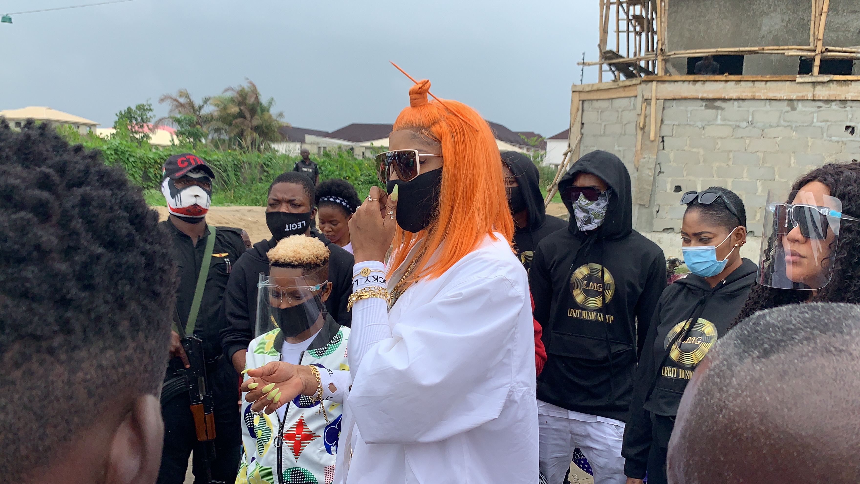 Angela Okorie celebrates son “Chamberlain” birthday by reaching out to the slum.