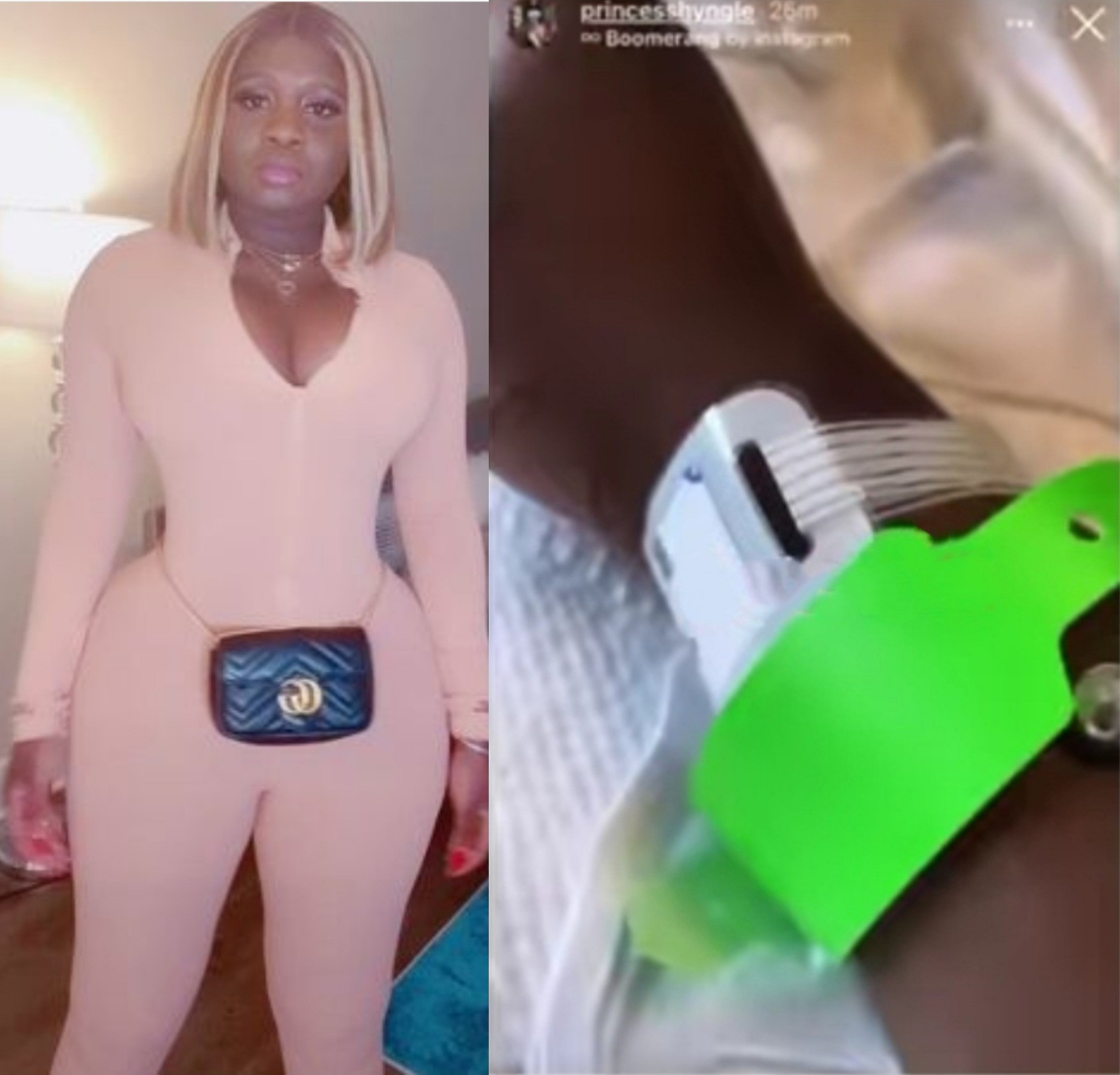 Princess Shyngle rushed to hospital in an ambulance after attempting suicide again