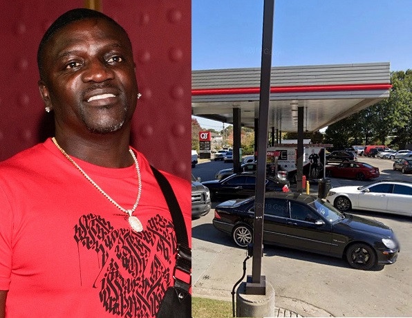Akon’s Range Rover stolen as he pumped gas into the vehicle