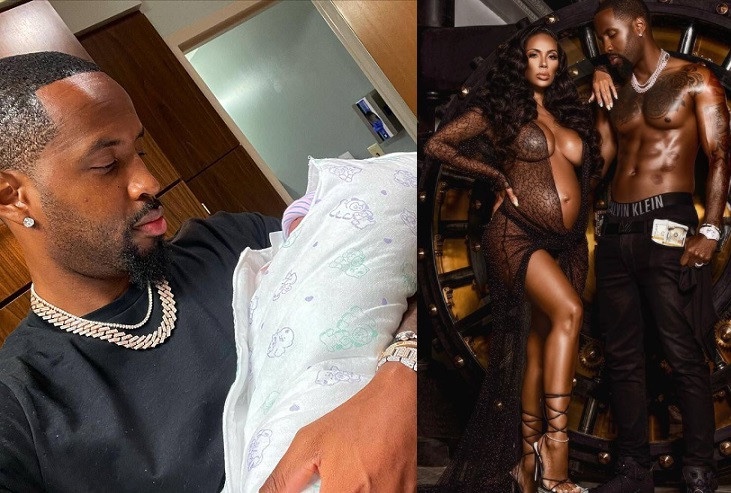 Erica Mena and Safaree Samuels welcome second child together a month after filing for divorce