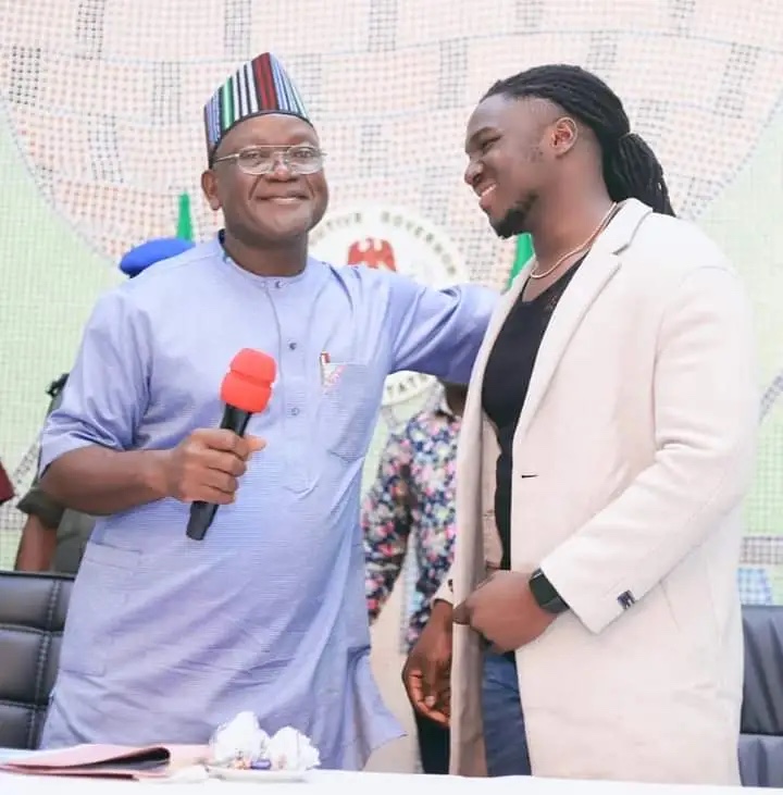 Nigerian Idol: Ortom Decorates Francis Atela Youth Ambassador
