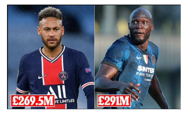 Romelu Lukaku to overtake Neymar as most expensive player ever