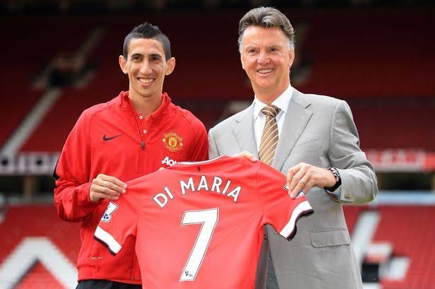 ‘I didn’t give a f*ck about the No 7’ – Footballer, Angel Di Maria reveals his ‘problem’ at Manchester United, says Van Gaal was the worst coach of his career