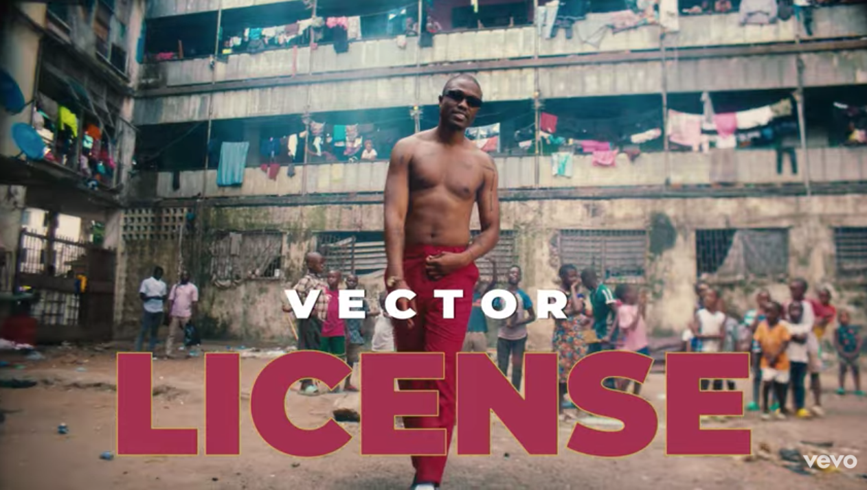 Vector the viper serves visuals for “License”