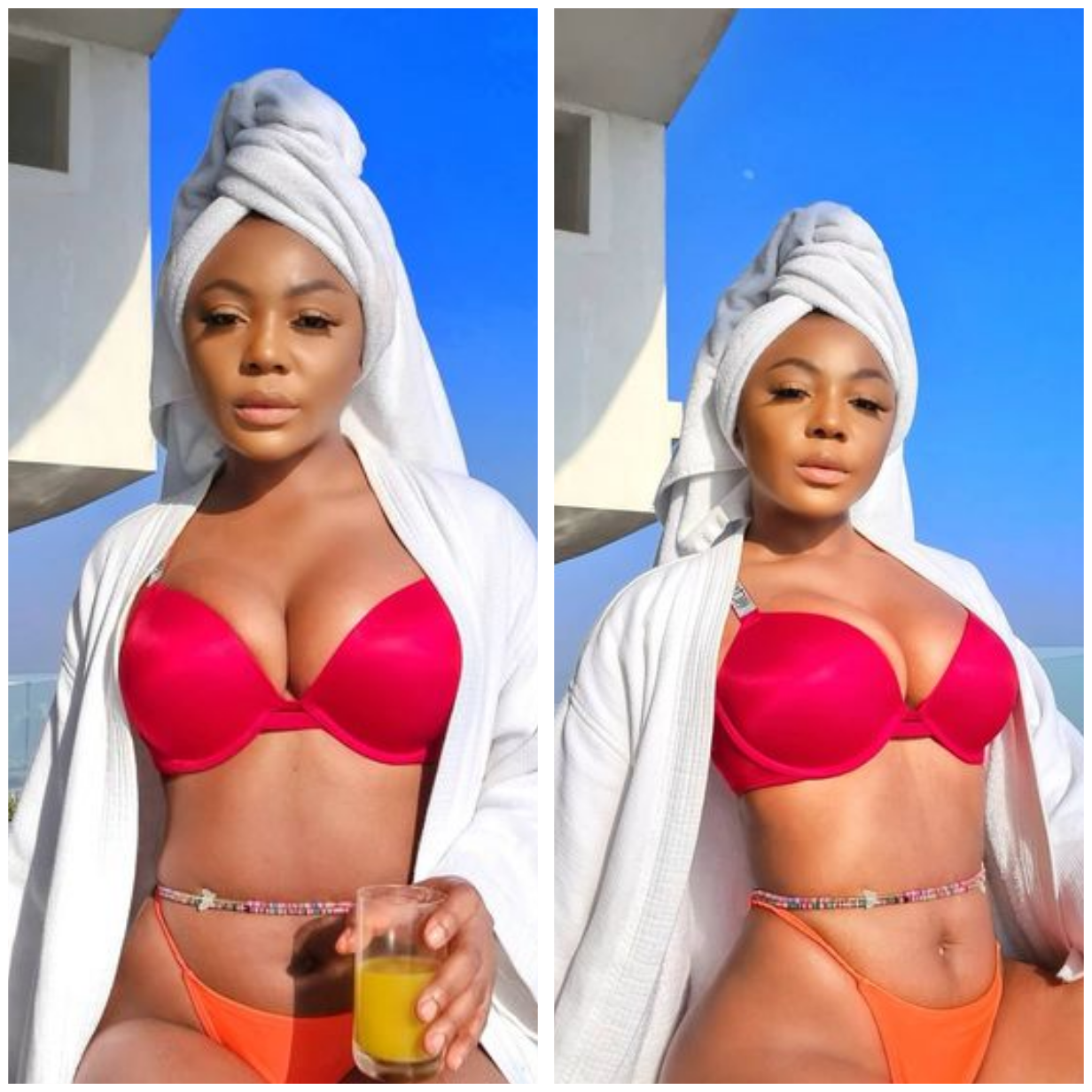 I ‘m a child of God with Ashawo vibes – Big Brother Naija’s Ifu Ennada says as she flaunts her curves in sexy bikini photos