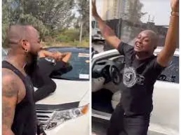 Davido gifts new car to his aide, Isreal DMW