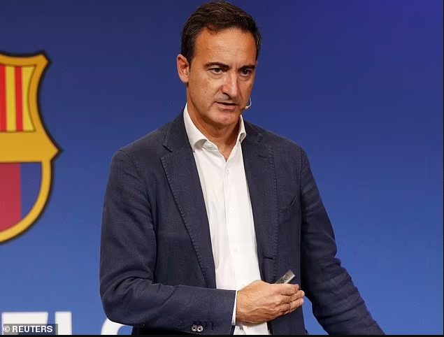 Barcelona confirm Ferran Reverter stepped down as CEO due to ‘personal and family reasons’
